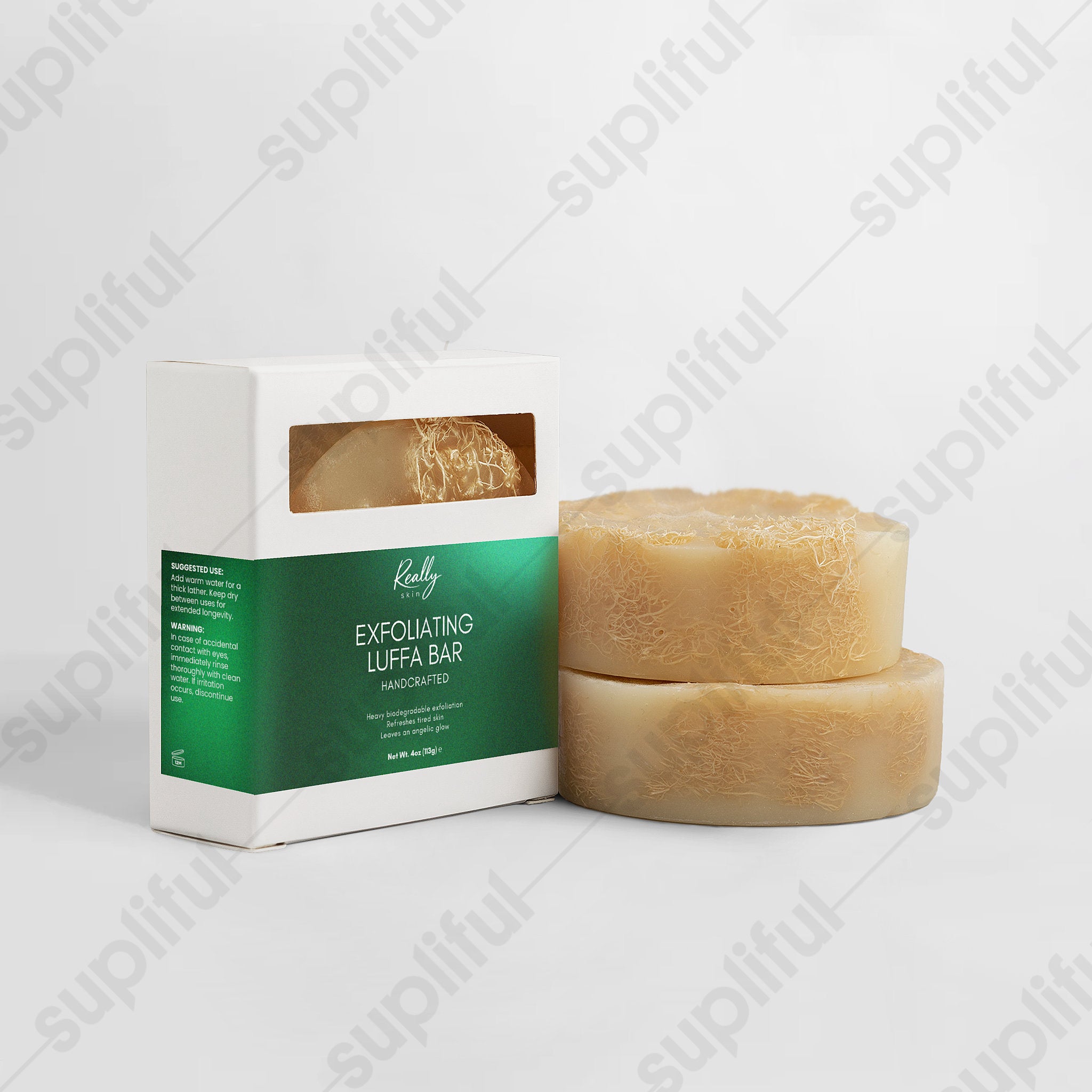 Exfoliating Luffa Bar